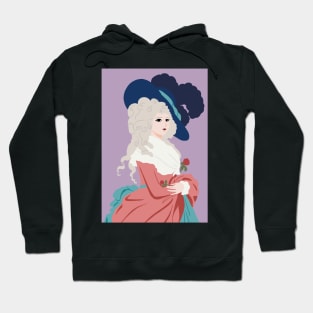 Art Deco Georgiana Cavendish Duchess of Devonshire illustration Hoodie